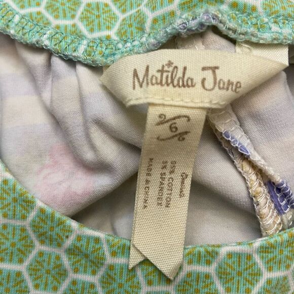 Matilda Jane The Adventure Begins Red Light Green Light Tunic Size 6 - Picture 3 of 4